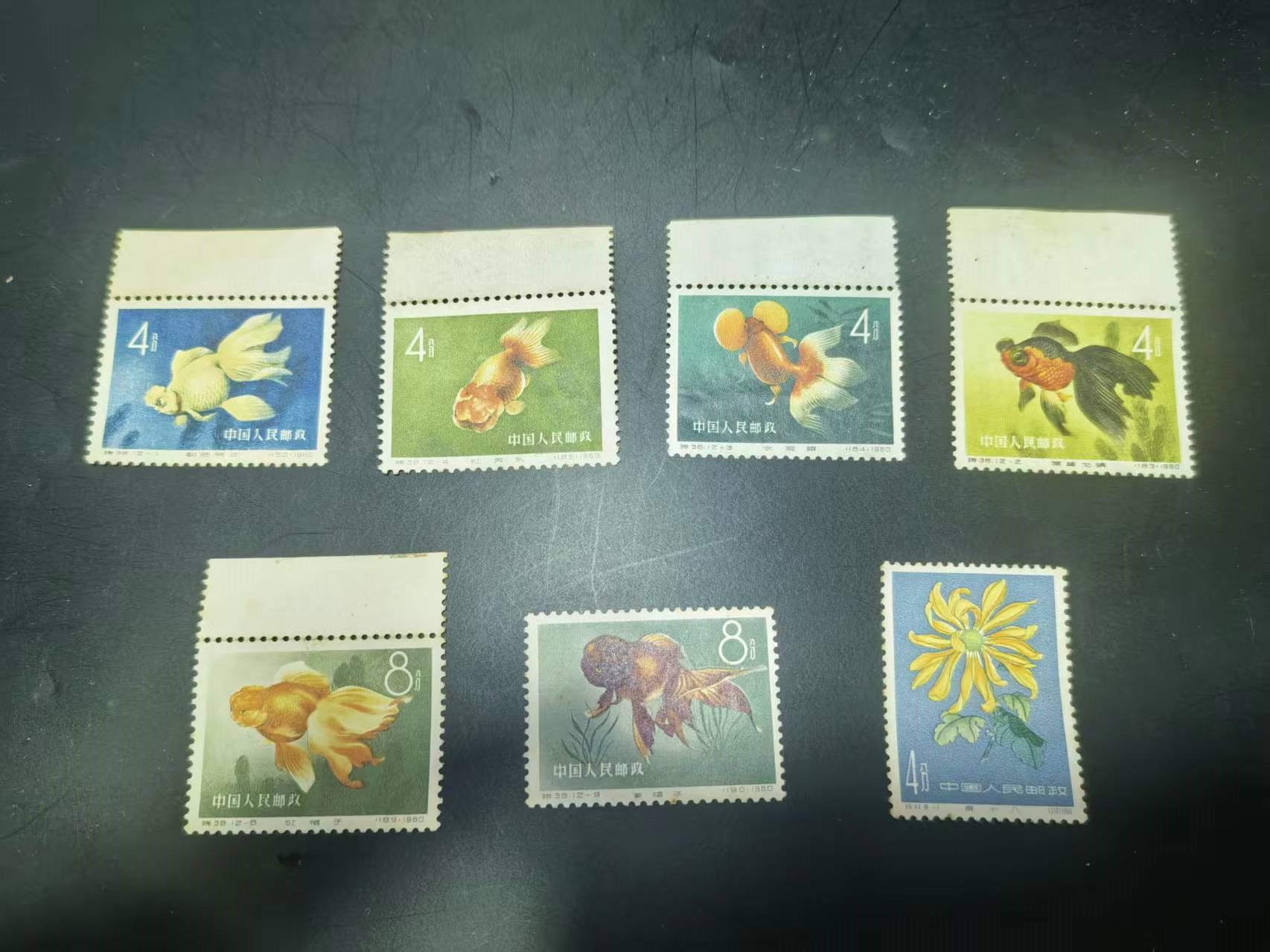 T37 金鱼新票散枚组合